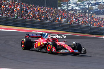 2024-10-20 - Charles Leclerc (MON) - Scuderia Ferrari - Ferrari SF-24 - Ferrari during the Race of Formula 1 Pirelli United States Grand Prix 2024, scheduled to take place at Circuit of Americas in Austin, TX (USA) Sept 18-20, 2024 - FORMULA 1 PIRELLI UNITED STATES GRAND PRIX 2024 - RACE - FORMULA 1 - MOTORS