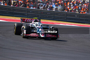 2024-10-20 - Nico Hulkenberg (GER) - MoneyGram Haas F1 Team - Haas VF-24 - Ferrari during the Race of Formula 1 Pirelli United States Grand Prix 2024, scheduled to take place at Circuit of Americas in Austin, TX (USA) Sept 18-20, 2024 - FORMULA 1 PIRELLI UNITED STATES GRAND PRIX 2024 - RACE - FORMULA 1 - MOTORS