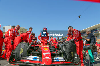 2024-10-20 - Carlos Sainz Jr. (ESP) - Scuderia Ferrari - Ferrari SF-24 - Ferrari during the Race of Formula 1 Pirelli United States Grand Prix 2024, scheduled to take place at Circuit of Americas in Austin, TX (USA) Sept 18-20, 2024 - FORMULA 1 PIRELLI UNITED STATES GRAND PRIX 2024 - RACE - FORMULA 1 - MOTORS