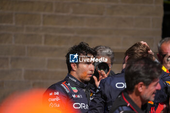 2024-10-20 - Sergio Perez (MEX) - Oracle Red Bull Racing - Red Bull RB20 - Honda RBPT during the Race of Formula 1 Pirelli United States Grand Prix 2024, scheduled to take place at Circuit of Americas in Austin, TX (USA) Sept 18-20, 2024 - FORMULA 1 PIRELLI UNITED STATES GRAND PRIX 2024 - RACE - FORMULA 1 - MOTORS