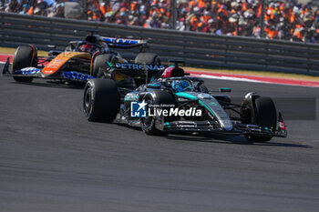 2024-10-20 - George Russell (GBR) - Mercedes-AMG PETRONAS F1 Team - Mercedes W15 - Mercedes E Performance during the Race of Formula 1 Pirelli United States Grand Prix 2024, scheduled to take place at Circuit of Americas in Austin, TX (USA) Sept 18-20, 2024 - FORMULA 1 PIRELLI UNITED STATES GRAND PRIX 2024 - RACE - FORMULA 1 - MOTORS