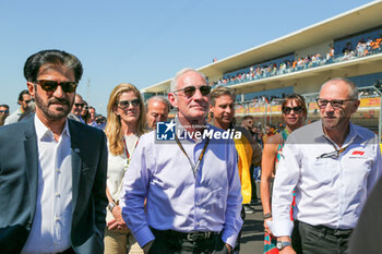 2024-10-20 - Mohammed Bin Sulayem (EAU) - FIA President, Greg Maffei (USA) Liberty Media, Stefano Domenicali (ITA) Formula 1, during the Race of Formula 1 Pirelli United States Grand Prix 2024, scheduled to take place at Circuit of Americas in Austin, TX (USA) Sept 18-20, 2024 - FORMULA 1 PIRELLI UNITED STATES GRAND PRIX 2024 - RACE - FORMULA 1 - MOTORS