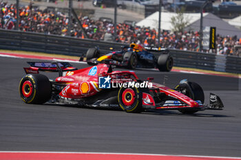 2024-10-20 - Charles Leclerc (MON) - Scuderia Ferrari - Ferrari SF-24 - Ferrari during the Race of Formula 1 Pirelli United States Grand Prix 2024, scheduled to take place at Circuit of Americas in Austin, TX (USA) Sept 18-20, 2024 - FORMULA 1 PIRELLI UNITED STATES GRAND PRIX 2024 - RACE - FORMULA 1 - MOTORS