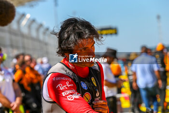 2024-10-20 - Carlos Sainz Jr. (ESP) - Scuderia Ferrari - Ferrari SF-24 - Ferrari during the Race of Formula 1 Pirelli United States Grand Prix 2024, scheduled to take place at Circuit of Americas in Austin, TX (USA) Sept 18-20, 2024 - FORMULA 1 PIRELLI UNITED STATES GRAND PRIX 2024 - RACE - FORMULA 1 - MOTORS