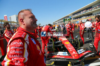 2024-10-20 - Carlos Sainz Jr. (ESP) - Scuderia Ferrari - Ferrari SF-24 - Ferrari during the Race of Formula 1 Pirelli United States Grand Prix 2024, scheduled to take place at Circuit of Americas in Austin, TX (USA) Sept 18-20, 2024 - FORMULA 1 PIRELLI UNITED STATES GRAND PRIX 2024 - RACE - FORMULA 1 - MOTORS