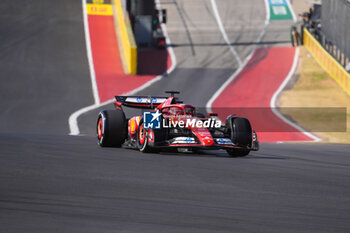 2024-10-20 - Charles Leclerc (MON) - Scuderia Ferrari - Ferrari SF-24 - Ferrari during the Race of Formula 1 Pirelli United States Grand Prix 2024, scheduled to take place at Circuit of Americas in Austin, TX (USA) Sept 18-20, 2024 - FORMULA 1 PIRELLI UNITED STATES GRAND PRIX 2024 - RACE - FORMULA 1 - MOTORS