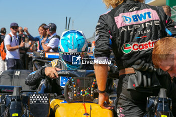 2024-10-20 - Esteban Ocon (FRA) - Alpine F1 Team - Alpine A524 - Renault during the Race of Formula 1 Pirelli United States Grand Prix 2024, scheduled to take place at Circuit of Americas in Austin, TX (USA) Sept 18-20, 2024 - FORMULA 1 PIRELLI UNITED STATES GRAND PRIX 2024 - RACE - FORMULA 1 - MOTORS