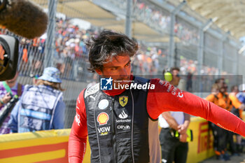 2024-10-20 - Carlos Sainz Jr. (ESP) - Scuderia Ferrari - Ferrari SF-24 - Ferrari during the Race of Formula 1 Pirelli United States Grand Prix 2024, scheduled to take place at Circuit of Americas in Austin, TX (USA) Sept 18-20, 2024 - FORMULA 1 PIRELLI UNITED STATES GRAND PRIX 2024 - RACE - FORMULA 1 - MOTORS