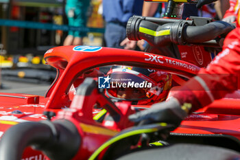 2024-10-20 - Carlos Sainz Jr. (ESP) - Scuderia Ferrari - Ferrari SF-24 - Ferrari during the Race of Formula 1 Pirelli United States Grand Prix 2024, scheduled to take place at Circuit of Americas in Austin, TX (USA) Sept 18-20, 2024 - FORMULA 1 PIRELLI UNITED STATES GRAND PRIX 2024 - RACE - FORMULA 1 - MOTORS