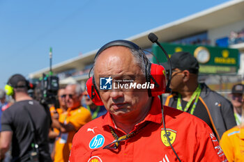 2024-10-20 - Frederic Vasseur (FRA) - Scuderia Ferrari F1 Team Principal during the Race of Formula 1 Pirelli United States Grand Prix 2024, scheduled to take place at Circuit of Americas in Austin, TX (USA) Sept 18-20, 2024 - FORMULA 1 PIRELLI UNITED STATES GRAND PRIX 2024 - RACE - FORMULA 1 - MOTORS