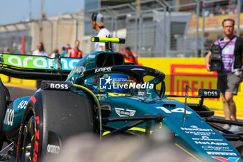 2024-10-20 - Fernando Alonso (ESP) - Aston Martin Aramco F1 Team - Aston Martin AMR24 - Mercedes during the Race of Formula 1 Pirelli United States Grand Prix 2024, scheduled to take place at Circuit of Americas in Austin, TX (USA) Sept 18-20, 2024 - FORMULA 1 PIRELLI UNITED STATES GRAND PRIX 2024 - RACE - FORMULA 1 - MOTORS