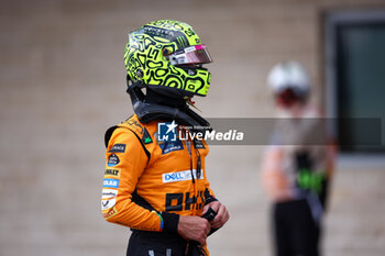 2024-10-19 - NORRIS Lando (gbr), McLaren F1 Team MCL38, portrait during the Formula 1 Pirelli United States Grand Prix 2024, 19th round of the 2024 Formula One World Championship from October 18 to 20, 2024 on the Circuit of the Americas, in Austin, United States of America - F1 - US GRAND PRIX 2024 - FORMULA 1 - MOTORS