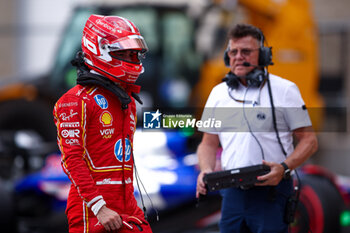 2024-10-19 - LECLERC Charles (mco), Scuderia Ferrari SF-24, portrait during the Formula 1 Pirelli United States Grand Prix 2024, 19th round of the 2024 Formula One World Championship from October 18 to 20, 2024 on the Circuit of the Americas, in Austin, United States of America - F1 - US GRAND PRIX 2024 - FORMULA 1 - MOTORS