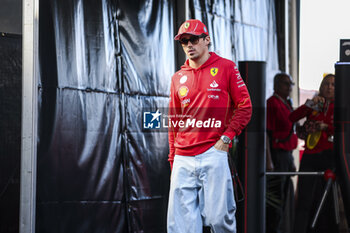 2024-10-19 - LECLERC Charles (mco), Scuderia Ferrari SF-24, portrait during the Formula 1 Pirelli United States Grand Prix 2024, 19th round of the 2024 Formula One World Championship from October 18 to 20, 2024 on the Circuit of the Americas, in Austin, United States of America - F1 - US GRAND PRIX 2024 - FORMULA 1 - MOTORS