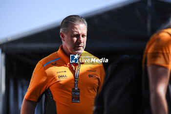 2024-10-19 - BROWN Zak (usa), CEO of of McLaren Racing, portrait during the Formula 1 Pirelli United States Grand Prix 2024, 19th round of the 2024 Formula One World Championship from October 18 to 20, 2024 on the Circuit of the Americas, in Austin, United States of America - F1 - US GRAND PRIX 2024 - FORMULA 1 - MOTORS