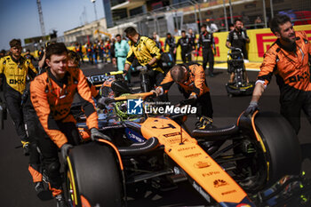 2024-10-19 - NORRIS Lando (gbr), McLaren F1 Team MCL38, starting grid during the Formula 1 Pirelli United States Grand Prix 2024, 19th round of the 2024 Formula One World Championship from October 18 to 20, 2024 on the Circuit of the Americas, in Austin, United States of America - F1 - US GRAND PRIX 2024 - FORMULA 1 - MOTORS