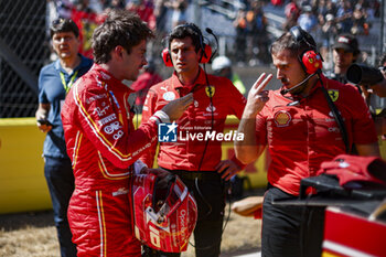 2024-10-19 - LECLERC Charles (mco), Scuderia Ferrari SF-24, portrait, starting grid during the Formula 1 Pirelli United States Grand Prix 2024, 19th round of the 2024 Formula One World Championship from October 18 to 20, 2024 on the Circuit of the Americas, in Austin, United States of America - F1 - US GRAND PRIX 2024 - FORMULA 1 - MOTORS