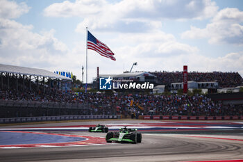 2024-10-19 - 77 BOTTAS Valtteri (fin), Stake F1 Team Kick Sauber C44, 24 ZHOU Guanyu (chi), Stake F1 Team Kick Sauber C44, action during the Formula 1 Pirelli United States Grand Prix 2024, 19th round of the 2024 Formula One World Championship from October 18 to 20, 2024 on the Circuit of the Americas, in Austin, United States of America - F1 - US GRAND PRIX 2024 - FORMULA 1 - MOTORS