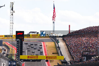 2024-10-19 - start of the sprint race, depart, during the Formula 1 Pirelli United States Grand Prix 2024, 19th round of the 2024 Formula One World Championship from October 18 to 20, 2024 on the Circuit of the Americas, in Austin, United States of America - F1 - US GRAND PRIX 2024 - FORMULA 1 - MOTORS