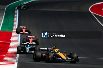 2024-10-19 - 04 NORRIS Lando (gbr), McLaren F1 Team MCL38, action during the Formula 1 Pirelli United States Grand Prix 2024, 19th round of the 2024 Formula One World Championship from October 18 to 20, 2024 on the Circuit of the Americas, in Austin, United States of America - F1 - US GRAND PRIX 2024 - FORMULA 1 - MOTORS