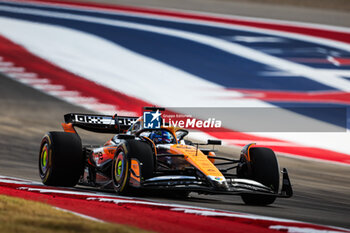 2024-10-19 - 81 PIASTRI Oscar (aus), McLaren F1 Team MCL38, action during the Formula 1 Pirelli United States Grand Prix 2024, 19th round of the 2024 Formula One World Championship from October 18 to 20, 2024 on the Circuit of the Americas, in Austin, United States of America - F1 - US GRAND PRIX 2024 - FORMULA 1 - MOTORS