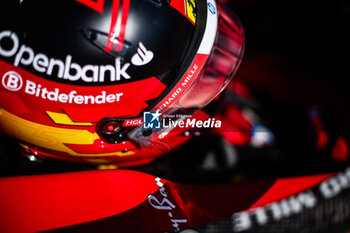 2024-10-19 - SAINZ Carlos (spa), Scuderia Ferrari SF-24, portrait during the Formula 1 Pirelli United States Grand Prix 2024, 19th round of the 2024 Formula One World Championship from October 18 to 20, 2024 on the Circuit of the Americas, in Austin, United States of America - F1 - US GRAND PRIX 2024 - FORMULA 1 - MOTORS