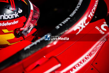 2024-10-19 - SAINZ Carlos (spa), Scuderia Ferrari SF-24, portrait during the Formula 1 Pirelli United States Grand Prix 2024, 19th round of the 2024 Formula One World Championship from October 18 to 20, 2024 on the Circuit of the Americas, in Austin, United States of America - F1 - US GRAND PRIX 2024 - FORMULA 1 - MOTORS