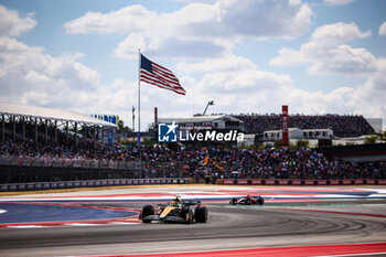 2024-10-19 - 04 NORRIS Lando (gbr), McLaren F1 Team MCL38, action during the Formula 1 Pirelli United States Grand Prix 2024, 19th round of the 2024 Formula One World Championship from October 18 to 20, 2024 on the Circuit of the Americas, in Austin, United States of America - F1 - US GRAND PRIX 2024 - FORMULA 1 - MOTORS