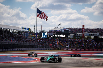 2024-10-19 - 18 STROLL Lance (can), Aston Martin F1 Team AMR24, action during the Formula 1 Pirelli United States Grand Prix 2024, 19th round of the 2024 Formula One World Championship from October 18 to 20, 2024 on the Circuit of the Americas, in Austin, United States of America - F1 - US GRAND PRIX 2024 - FORMULA 1 - MOTORS