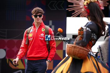 24/10/2024 - BEARMAN Oliver, Ferrari Driver Academy, portrait during the Formula 1 Gran Premio de la Ciudad de Mexico 2024, 20th round of the 2024 Formula One World Championship from October 25 to 27, 2024 on the Autodromo Hermanos Rodriguez, in Mexico City, Mexico - F1 - MEXICO CITY GRAND PRIX 2024 - FORMULA 1 - MOTORI