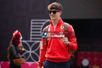 24/10/2024 - BEARMAN Oliver, Ferrari Driver Academy, portrait during the Formula 1 Gran Premio de la Ciudad de Mexico 2024, 20th round of the 2024 Formula One World Championship from October 25 to 27, 2024 on the Autodromo Hermanos Rodriguez, in Mexico City, Mexico - F1 - MEXICO CITY GRAND PRIX 2024 - FORMULA 1 - MOTORI