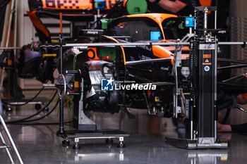 24/10/2024 - McLaren F1 Team MCL38, mechanical detail, brakes, freins, during the Formula 1 Gran Premio de la Ciudad de Mexico 2024, 20th round of the 2024 Formula One World Championship from October 25 to 27, 2024 on the Autodromo Hermanos Rodriguez, in Mexico City, Mexico - F1 - MEXICO CITY GRAND PRIX 2024 - FORMULA 1 - MOTORI