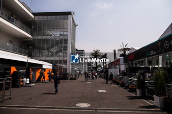 24/10/2024 - General view of the paddock during the Formula 1 Gran Premio de la Ciudad de Mexico 2024, 20th round of the 2024 Formula One World Championship from October 25 to 27, 2024 on the Autodromo Hermanos Rodriguez, in Mexico City, Mexico - F1 - MEXICO CITY GRAND PRIX 2024 - FORMULA 1 - MOTORI