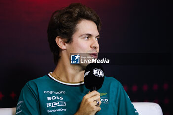 24/10/2024 - DRUGOVICH Felipe (bra), Reserve Driver of Aston Martin F1 Team, portrait press conference during the Formula 1 Gran Premio de la Ciudad de Mexico 2024, 20th round of the 2024 Formula One World Championship from October 25 to 27, 2024 on the Autodromo Hermanos Rodriguez, in Mexico City, Mexico - F1 - MEXICO CITY GRAND PRIX 2024 - FORMULA 1 - MOTORI