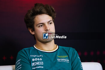 24/10/2024 - DRUGOVICH Felipe (bra), Reserve Driver of Aston Martin F1 Team, portrait press conference during the Formula 1 Gran Premio de la Ciudad de Mexico 2024, 20th round of the 2024 Formula One World Championship from October 25 to 27, 2024 on the Autodromo Hermanos Rodriguez, in Mexico City, Mexico - F1 - MEXICO CITY GRAND PRIX 2024 - FORMULA 1 - MOTORI