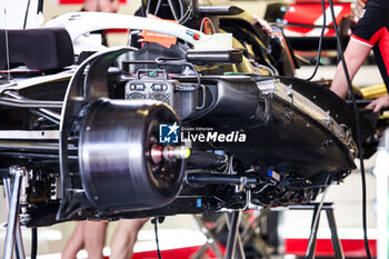 24/10/2024 - Haas F1 Team VF-24 Ferrari, Mechanical detail radiator side during the Formula 1 Gran Premio de la Ciudad de Mexico 2024, 20th round of the 2024 Formula One World Championship from October 25 to 27, 2024 on the Autodromo Hermanos Rodriguez, in Mexico City, Mexico - F1 - MEXICO CITY GRAND PRIX 2024 - FORMULA 1 - MOTORI