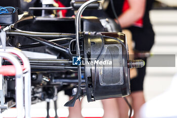 24/10/2024 - Haas F1 Team VF-24 Ferrari, Mechanical detail brakes ducts during the Formula 1 Gran Premio de la Ciudad de Mexico 2024, 20th round of the 2024 Formula One World Championship from October 25 to 27, 2024 on the Autodromo Hermanos Rodriguez, in Mexico City, Mexico - F1 - MEXICO CITY GRAND PRIX 2024 - FORMULA 1 - MOTORI