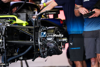 24/10/2024 - Williams Racing FW46, mechanical detail front brakes, freins, during the Formula 1 Gran Premio de la Ciudad de Mexico 2024, 20th round of the 2024 Formula One World Championship from October 25 to 27, 2024 on the Autodromo Hermanos Rodriguez, in Mexico City, Mexico - F1 - MEXICO CITY GRAND PRIX 2024 - FORMULA 1 - MOTORI