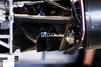 24/10/2024 - Alpine F1 Team A524, mechanical detail floor diffuser during the Formula 1 Gran Premio de la Ciudad de Mexico 2024, 20th round of the 2024 Formula One World Championship from October 25 to 27, 2024 on the Autodromo Hermanos Rodriguez, in Mexico City, Mexico - F1 - MEXICO CITY GRAND PRIX 2024 - FORMULA 1 - MOTORI