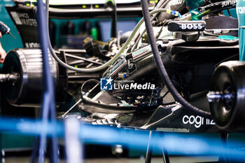 24/10/2024 - Aston Martin F1 Team AMR23, mechanical detail radiator during the Formula 1 Gran Premio de la Ciudad de Mexico 2024, 20th round of the 2024 Formula One World Championship from October 25 to 27, 2024 on the Autodromo Hermanos Rodriguez, in Mexico City, Mexico - F1 - MEXICO CITY GRAND PRIX 2024 - FORMULA 1 - MOTORI