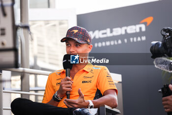 25/10/2024 - NORRIS Lando (gbr), McLaren F1 Team MCL38, portrait during the Formula 1 Gran Premio de la Ciudad de Mexico 2024, 20th round of the 2024 Formula One World Championship from October 25 to 27, 2024 on the Autodromo Hermanos Rodriguez, in Mexico City, Mexico - F1 - MEXICO CITY GRAND PRIX 2024 - FORMULA 1 - MOTORI