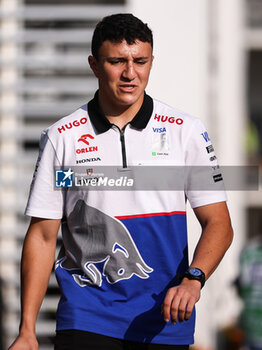 25/10/2024 - HADJAR Isack (fra), Red Bull Junior Team Driver, portrait during the Formula 1 Gran Premio de la Ciudad de Mexico 2024, 20th round of the 2024 Formula One World Championship from October 25 to 27, 2024 on the Autodromo Hermanos Rodriguez, in Mexico City, Mexico - F1 - MEXICO CITY GRAND PRIX 2024 - FORMULA 1 - MOTORI