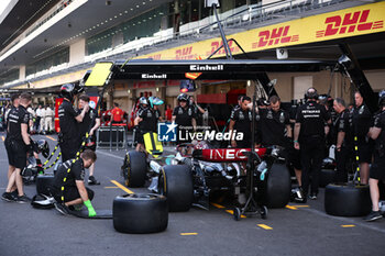 25/10/2024 - Mercedes AMG F1 Team pit stop practice during the Formula 1 Gran Premio de la Ciudad de Mexico 2024, 20th round of the 2024 Formula One World Championship from October 25 to 27, 2024 on the Autodromo Hermanos Rodriguez, in Mexico City, Mexico - F1 - MEXICO CITY GRAND PRIX 2024 - FORMULA 1 - MOTORI