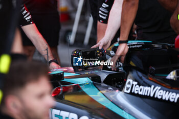 25/10/2024 - Mercedes AMG F1 Team W15, mechanical detail steering wheel, volant, during the Formula 1 Gran Premio de la Ciudad de Mexico 2024, 20th round of the 2024 Formula One World Championship from October 25 to 27, 2024 on the Autodromo Hermanos Rodriguez, in Mexico City, Mexico - F1 - MEXICO CITY GRAND PRIX 2024 - FORMULA 1 - MOTORI