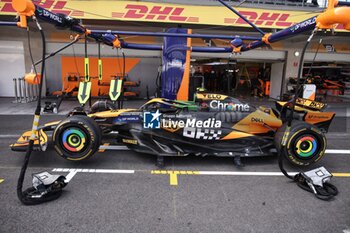 25/10/2024 - McLaren F1 Team MCL38, mechanical detail during the Formula 1 Gran Premio de la Ciudad de Mexico 2024, 20th round of the 2024 Formula One World Championship from October 25 to 27, 2024 on the Autodromo Hermanos Rodriguez, in Mexico City, Mexico - F1 - MEXICO CITY GRAND PRIX 2024 - FORMULA 1 - MOTORI