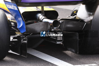 25/10/2024 - Williams Racing FW46, mechanical detail beam wing, aerodynamism, aerodynamic, aerodynamics during the Formula 1 Gran Premio de la Ciudad de Mexico 2024, 20th round of the 2024 Formula One World Championship from October 25 to 27, 2024 on the Autodromo Hermanos Rodriguez, in Mexico City, Mexico - F1 - MEXICO CITY GRAND PRIX 2024 - FORMULA 1 - MOTORI