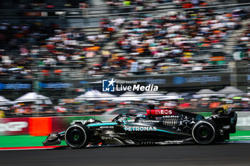 25/10/2024 - 63 RUSSELL George (gbr), Mercedes AMG F1 Team W15, action during the Formula 1 Gran Premio de la Ciudad de Mexico 2024, 20th round of the 2024 Formula One World Championship from October 25 to 27, 2024 on the Autodromo Hermanos Rodriguez, in Mexico City, Mexico - F1 - MEXICO CITY GRAND PRIX 2024 - FORMULA 1 - MOTORI