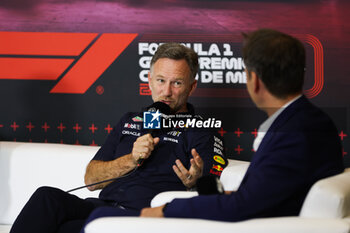 25/10/2024 - press conference HORNER Christian (gbr), Team Principal of Red Bull Racing, portrait during the Formula 1 Gran Premio de la Ciudad de Mexico 2024, 20th round of the 2024 Formula One World Championship from October 25 to 27, 2024 on the Autodromo Hermanos Rodriguez, in Mexico City, Mexico - F1 - MEXICO CITY GRAND PRIX 2024 - FORMULA 1 - MOTORI