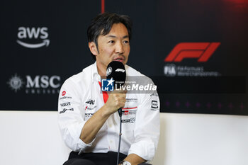 25/10/2024 - KOMATSU Ayao (jpn), Team Principal of Haas F1 team, portrait press conference during the Formula 1 Gran Premio de la Ciudad de Mexico 2024, 20th round of the 2024 Formula One World Championship from October 25 to 27, 2024 on the Autodromo Hermanos Rodriguez, in Mexico City, Mexico - F1 - MEXICO CITY GRAND PRIX 2024 - FORMULA 1 - MOTORI