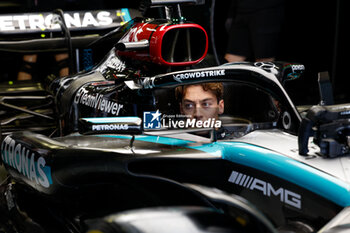 25/10/2024 - RUSSELL George (gbr), Mercedes AMG F1 Team W15, portrait during the Formula 1 Gran Premio de la Ciudad de Mexico 2024, 20th round of the 2024 Formula One World Championship from October 25 to 27, 2024 on the Autodromo Hermanos Rodriguez, in Mexico City, Mexico - F1 - MEXICO CITY GRAND PRIX 2024 - FORMULA 1 - MOTORI